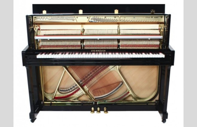 Steinhoven SU 113 Polished Ebony Upright Piano All Inclusive Package - Image 5